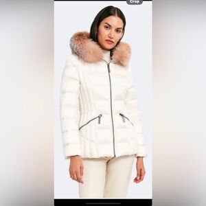 Dawn Levy Nikki Down Puffer w Fox Fur